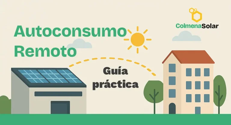 Guía práctica sobre el autoconsumo remoto