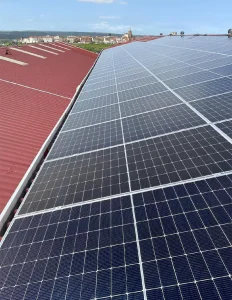 Detalle Instalación de comunidad solar de Coria, Cáceres