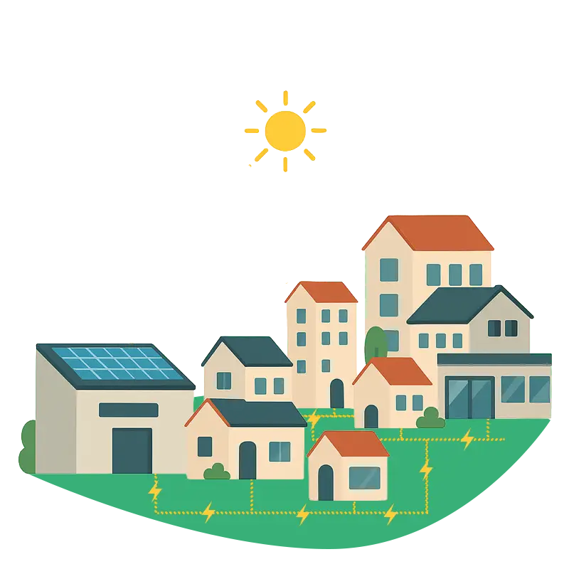 Dibujo de las colmenas solares