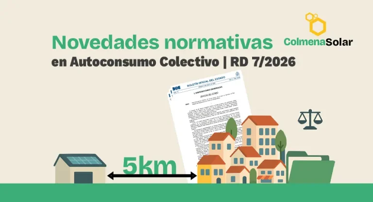 Novedades normativas en autoconsumo colectivo con el RD 7/2026